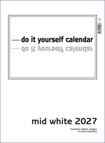 MID WHITE BLANKOKALENDER DIY BASTEL SELBSTGESTALTEN